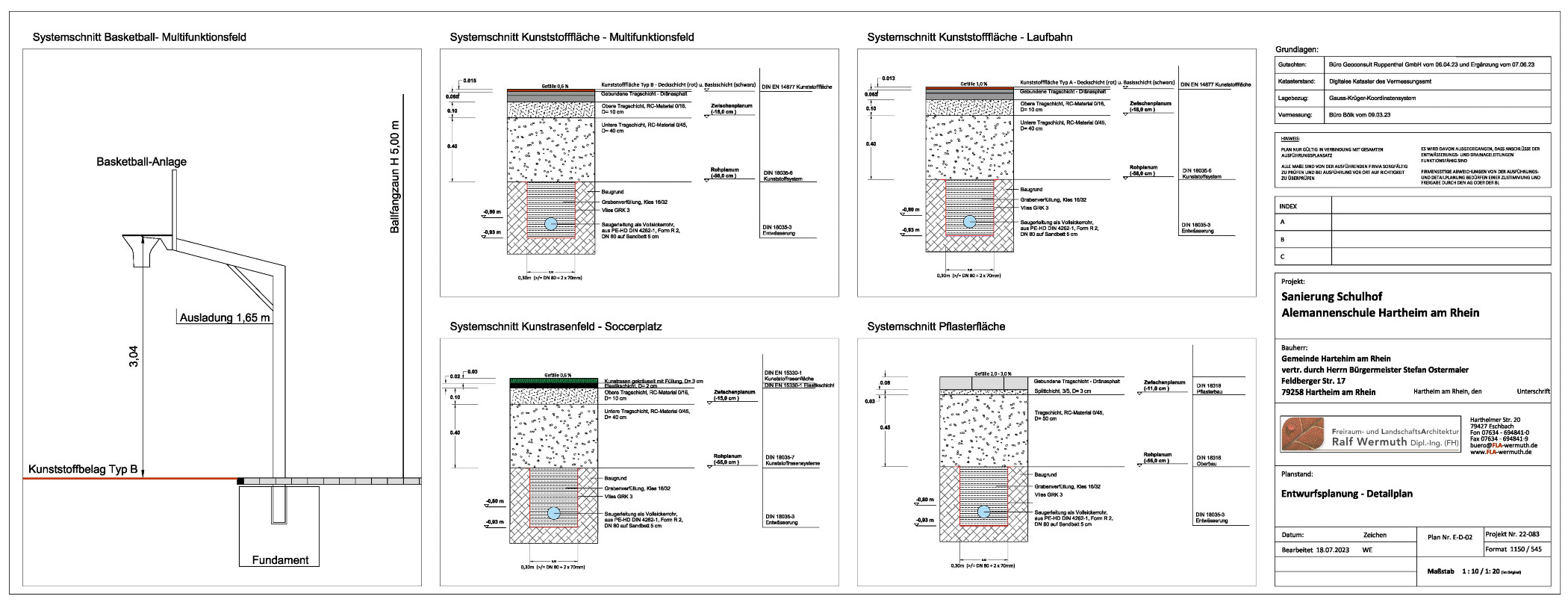 Entwurfsplanung Detail